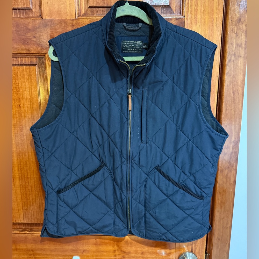 J. Crew Mercantile Quilted Vest - Large
